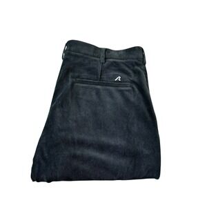 Redvanly Black Corduroy Stretch Waist Men's Pant Size XL Mint